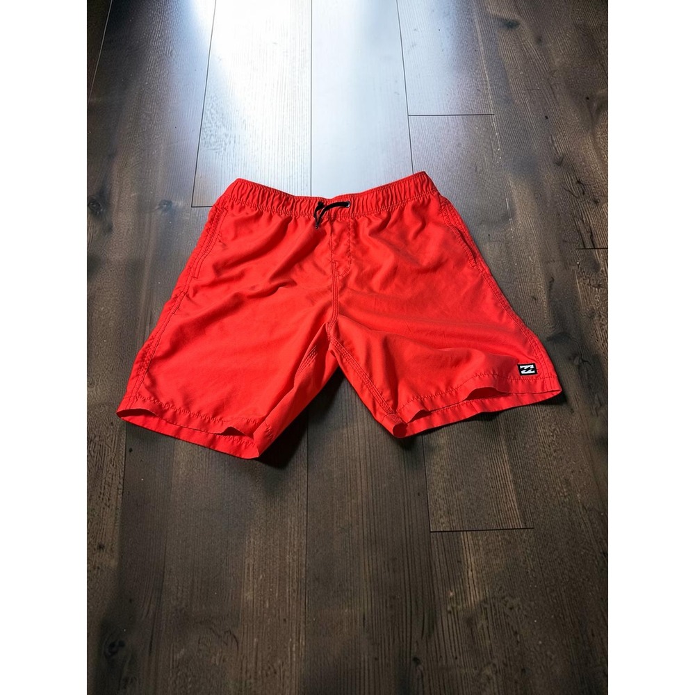 Billabong Recycler Hybrid Shorts Men L Red/Orange Surf Beach Casual Walk Shorts
